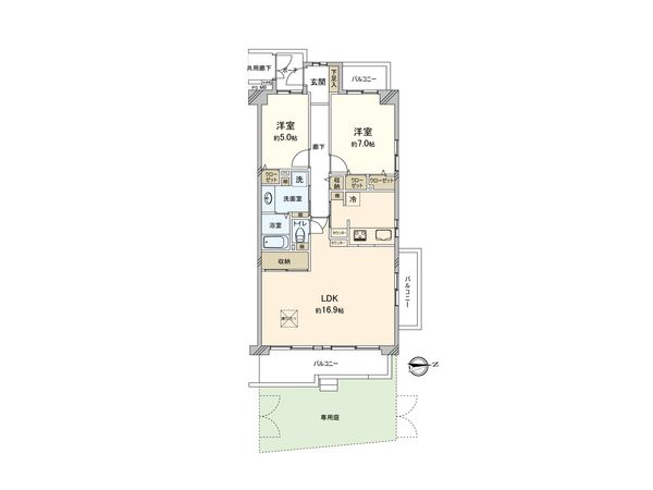 シティプラザ富士見町 間取図(平面図) シティプラザ富士見町 間取図(平面図)
