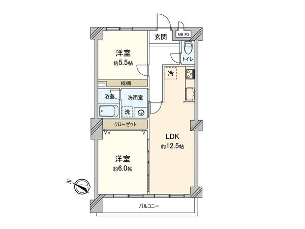 朝日プラザ上板橋 間取図(平面図) 朝日プラザ上板橋 間取図(平面図)