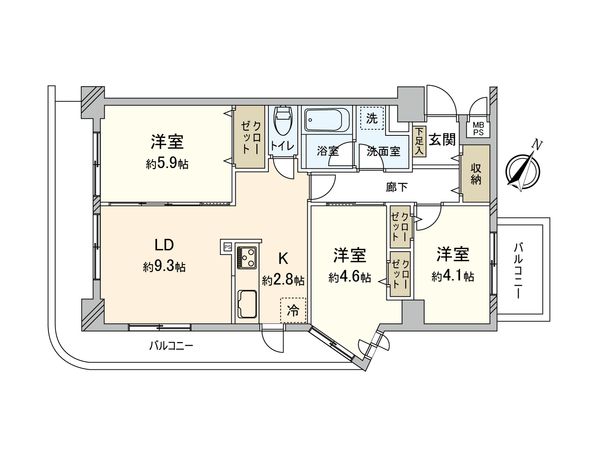 間取図(平面図)