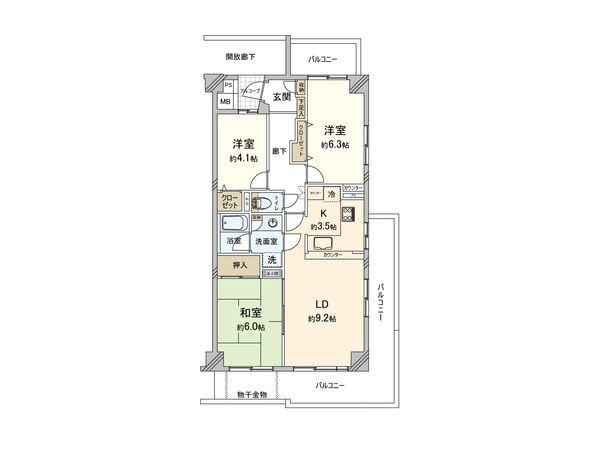 間取図(平面図)