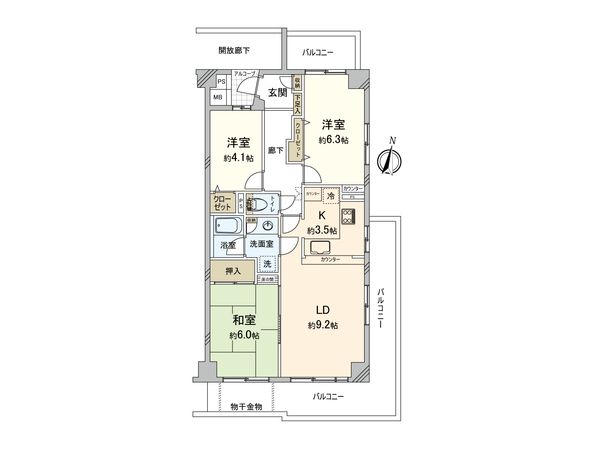 メゾン小豆沢公園 間取図(平面図) メゾン小豆沢公園 間取図(平面図)