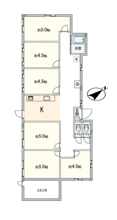 ヒルハウス２間取図