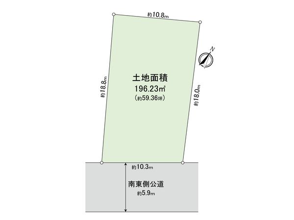 小石川5丁目土地 区画図 小石川5丁目土地 区画図