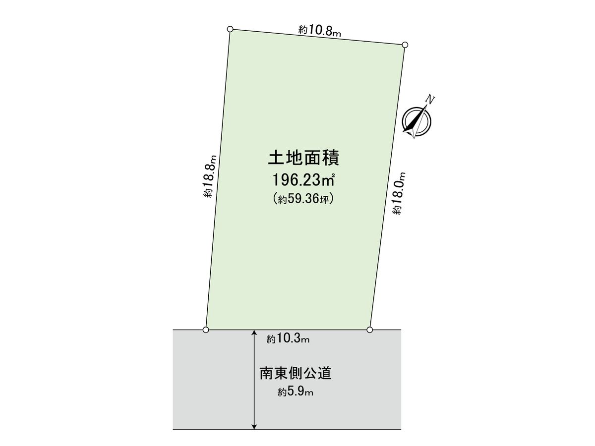 小石川5丁目土地 区画図 区画図