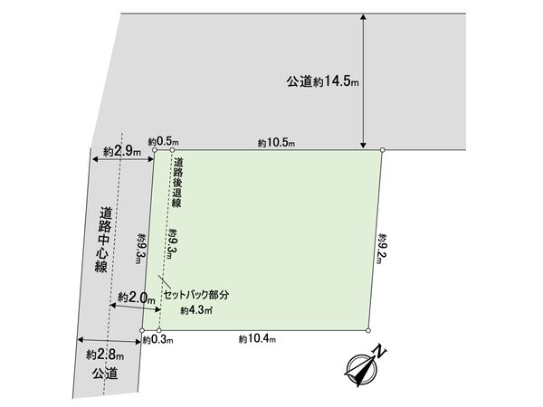 小石川4丁目 土地 区画図