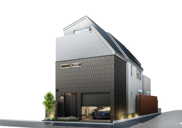 千石3丁目新築戸建 A号棟 外観パース図