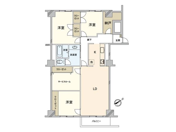 ドミ小石川 間取図(平面図)