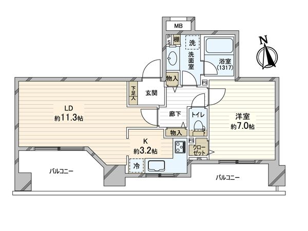 間取図(平面図)
