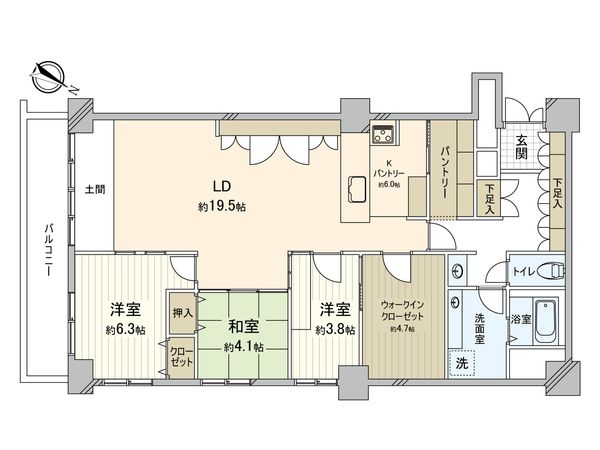 日商岩井音羽マンション 間取図(平面図) 日商岩井音羽マンション 間取図(平面図)