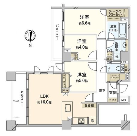 マジェスティコート小石川・播磨坂 間取図(平面図) マジェスティコート小石川・播磨坂 間取図(平面図)