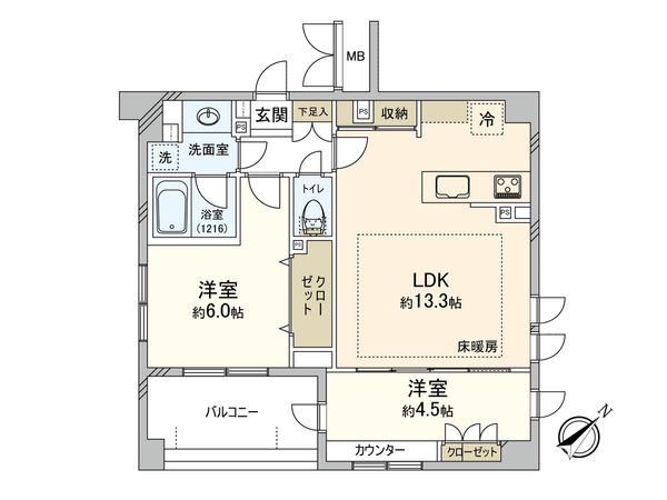 間取図(平面図)