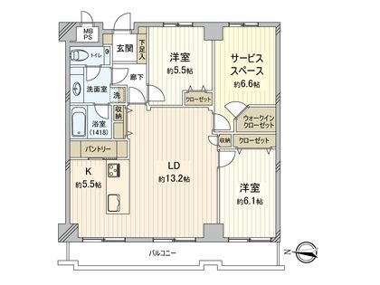 間取図(平面図)