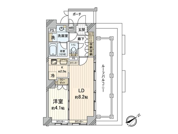 ロセット江古田 間取図(平面図) 間取図(平面図)
