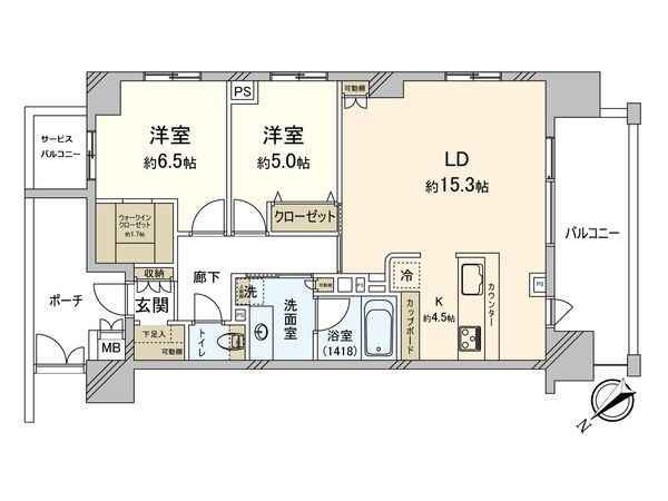 小石川アインス 間取図(平面図) 小石川アインス 間取図(平面図)