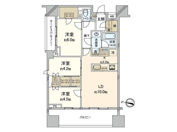 クレヴィア文京湯島 間取図(平面図) クレヴィア文京湯島 間取図(平面図)