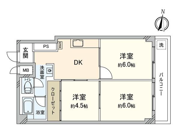 第弐七宮庭マンション 間取図(平面図)