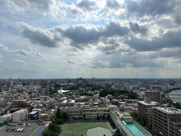 東京メガシティC棟 西側バルコニーからの眺望