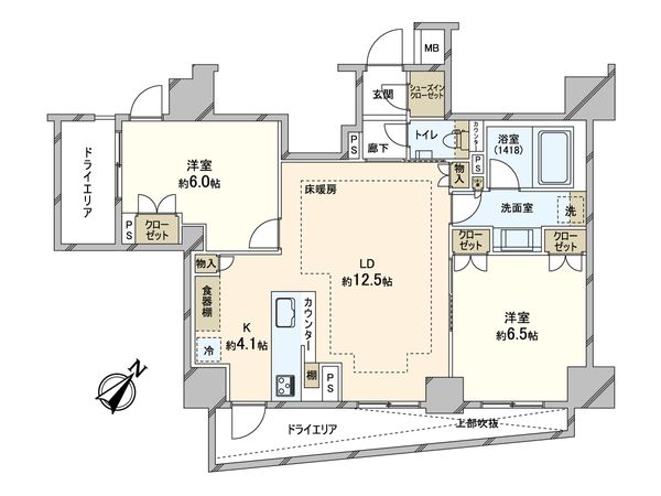 オープンレジデンシア小石川三丁目 間取図(平面図) オープンレジデンシア小石川三丁目 間取図(平面図)