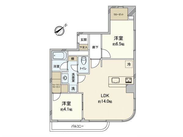 ベルスクエア小石川 間取図(平面図) ベルスクエア小石川 間取図(平面図)