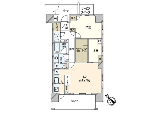 小石川アインス 間取図(平面図) 小石川アインス 間取図(平面図)