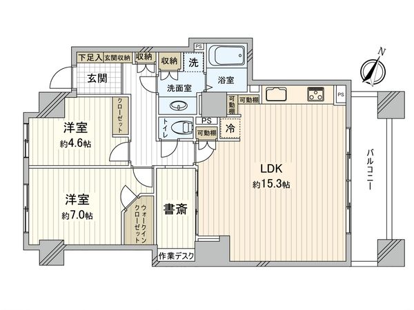 パークスクエア文京音羽 間取図(平面図) パークスクエア文京音羽 間取図(平面図)
