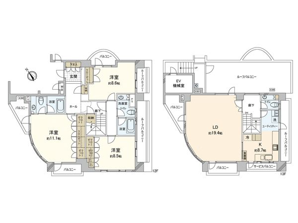 間取図(平面図)