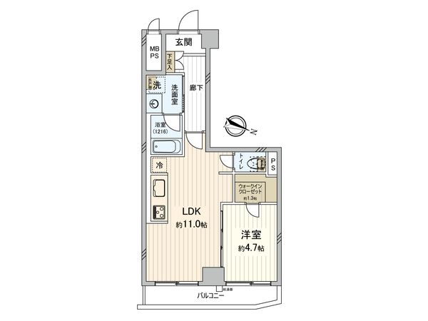 ライオンズマンション護国寺第2 間取図(平面図)