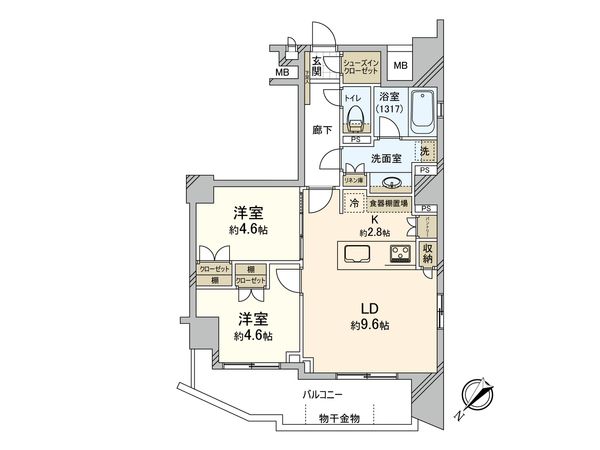ルジェンテ小石川播磨坂 間取図(平面図)