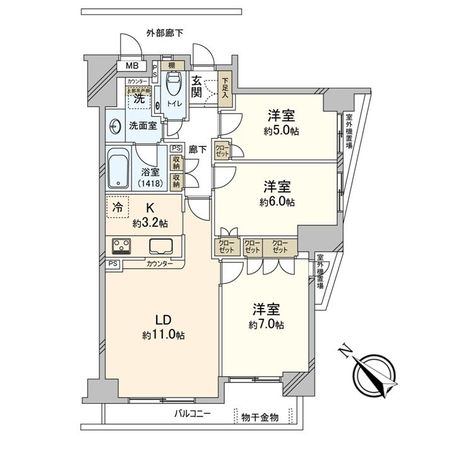間取図(平面図)