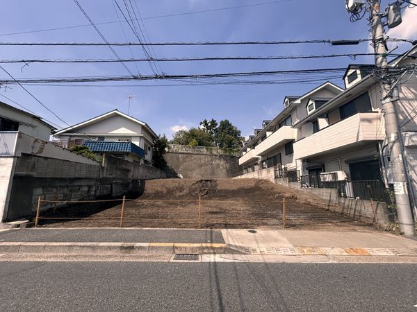 北区赤羽西4丁目土地 前面道路含む外観