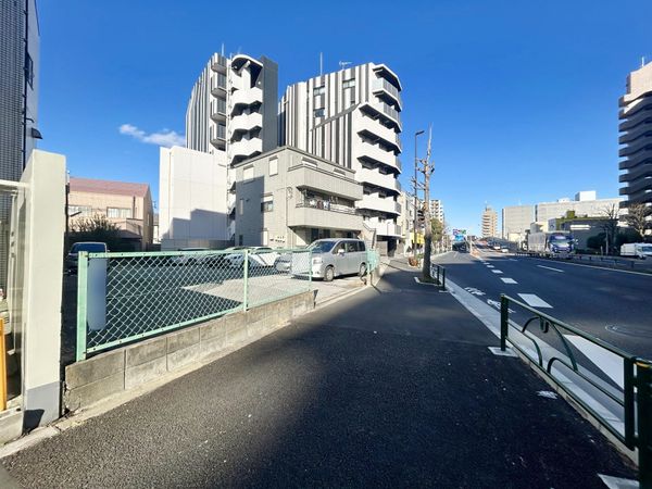 北区神谷3丁目 土地 前面道路含む外観