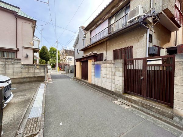 北区神谷3丁目 土地 前面道路含む外観