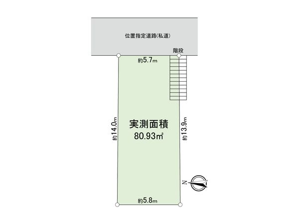 北区西が丘2丁目土地 区画図 北区西が丘2丁目土地 区画図