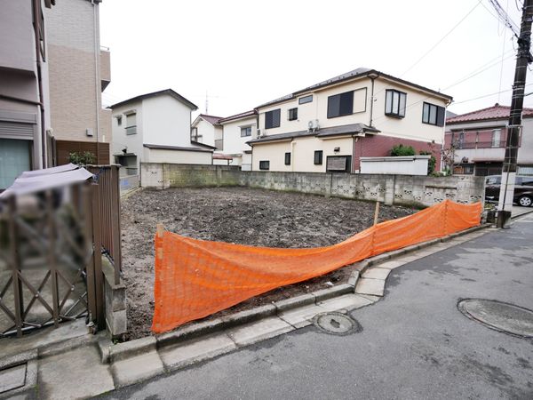北区志茂5丁目土地 B区画 前面道路含む外観