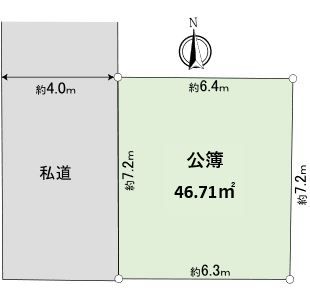 北区豊島7丁目 新築戸建 区画図 北区豊島7丁目 新築戸建 区画図