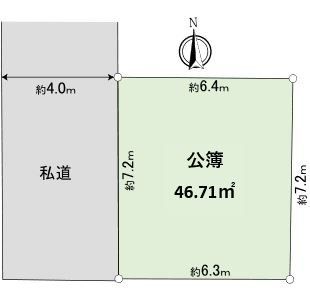 北区豊島7丁目 新築戸建 区画図 北区豊島7丁目 新築戸建 区画図