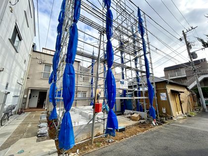 豊島区南池袋4丁目 借地権付き新築戸建 外観