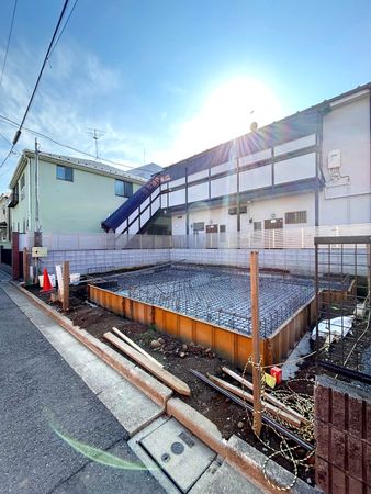 北区上十条2丁目新築戸建 前面道路含む外観 北区上十条2丁目新築戸建 前面道路含む外観