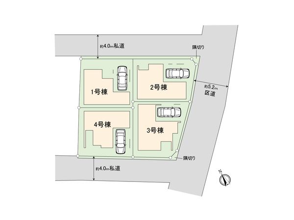 北区志茂5丁目新築戸建 2号棟 区画図
