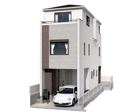 北区神谷2丁目新築戸建 外観パース図 北区神谷2丁目新築戸建 外観パース図