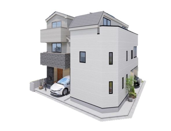 北区岩淵町新築戸建 B号棟 外観 北区岩淵町新築戸建 B号棟 外観