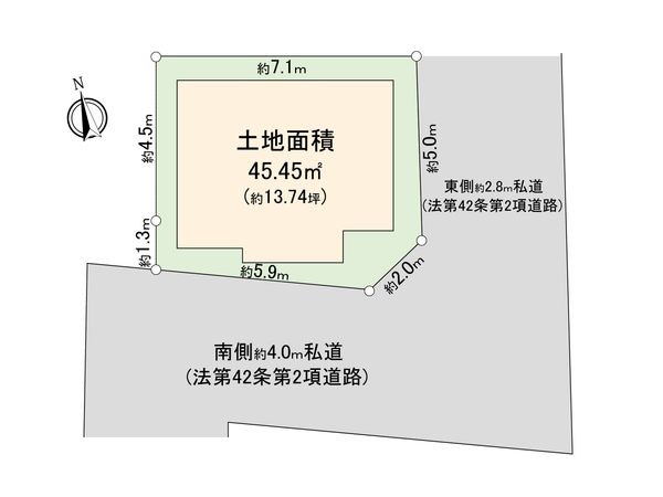 北区豊島2丁目 借地権付新築戸建 間取図(平面図) 北区豊島2丁目 借地権付新築戸建 間取図(平面図)