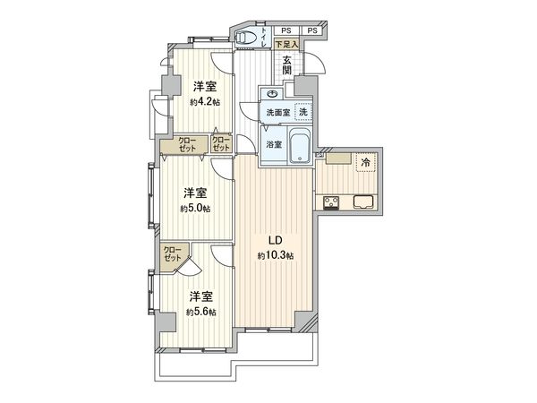 エクメーネ赤羽 間取図(平面図)