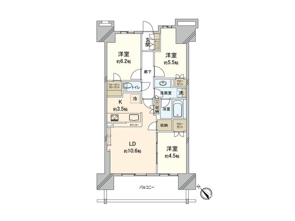 ザ・パークハウスオイコス赤羽志茂 サードスクエア 間取図(平面図) ザ・パークハウスオイコス赤羽志茂 サードスクエア 間取図(平面図)