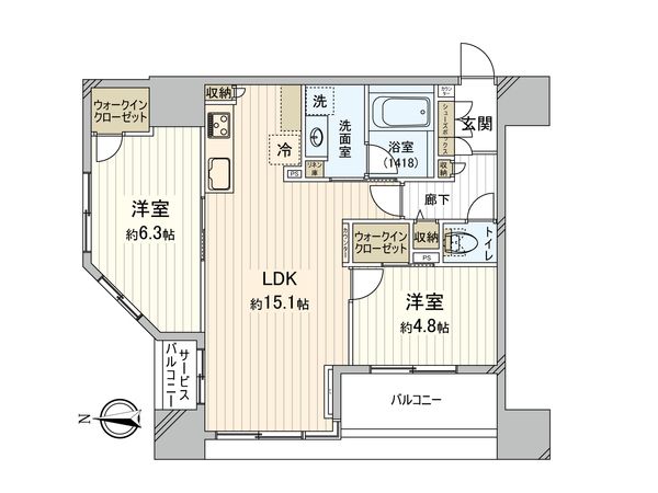 シティインデックス王子 間取図(平面図) シティインデックス王子 間取図(平面図)