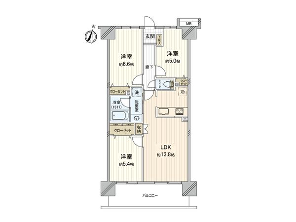 ソルフェスタ赤羽 間取図(平面図) ソルフェスタ赤羽 間取図(平面図)