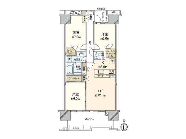 間取図(平面図)