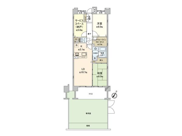 ザ・クレストリヴァシス 間取図(平面図) 間取図(平面図)