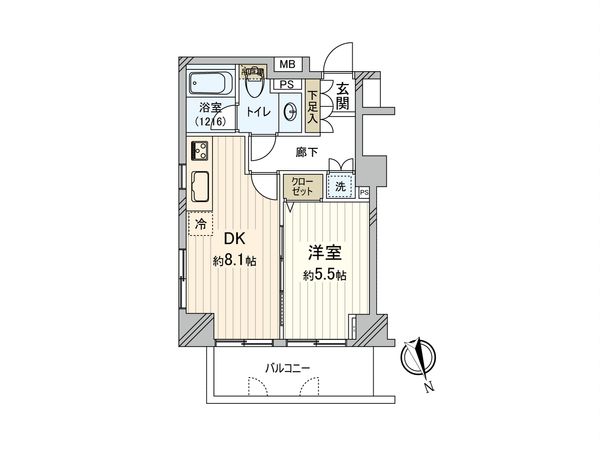 グローリオ十条 間取図(平面図) グローリオ十条 間取図(平面図)