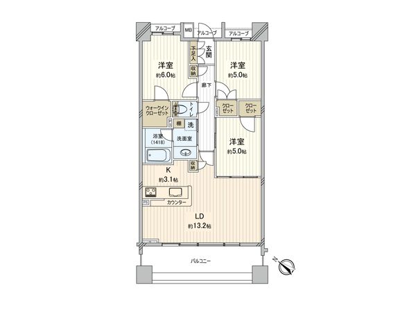 間取図(平面図)